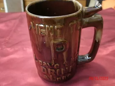 Fairway Vtg Whistle Mug Went To P Leave This Drink Alone Wet Your Whistle Japan • $22.99