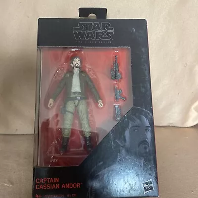 Star Wars The Black Series 3.75  Inch CAPTAIN CASSIAN ANDOR Action Figure Hasbro • £15