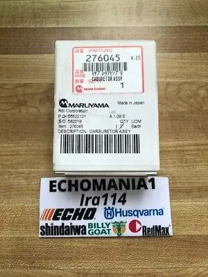 276045 NEW Genuine Maruyama Carburetor Carb Assembly BL9000 BL9000HA OEM • $99.99