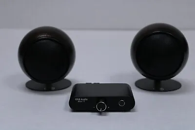 Pair Of Orb Audio MOD1 Hi-Fi Passive Speakers & Mini-T Amplifier Hammered Earth • $250