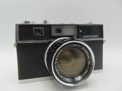 Mamiya Sekor Super Deluxe Rangefinder 35mm Film Camera W/ F1.7 48mm READ • $85.13