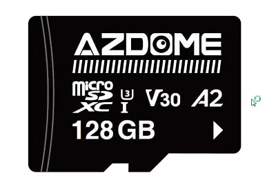 AZDOME 128GB Micro SD Card MicroSDXC Memory Card For AZDOME Dash CamU3 A2 V30 • $18.19