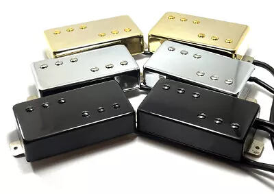 Dragonfire 4-WIRE 3x3 Humbucker HWR Pickup SET Bridge+Neck Alnico5 Color Choice • $99.99