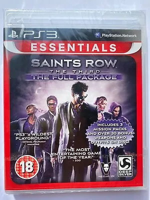 Saints Row The Third Full Package Essentials - PS3 UK Sony Factory Sealed! • £12.99