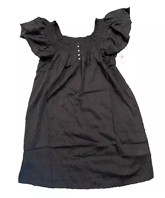 NWT! Old Navy Maternity Smocked Flutter Sleeve Night Gown - Size Medium • $19.99