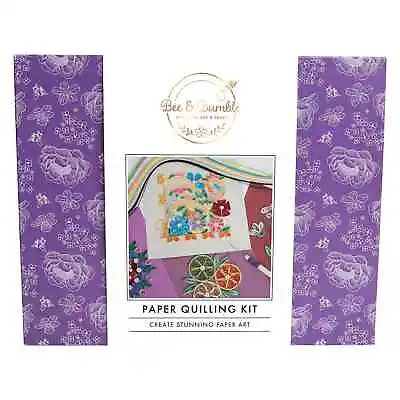 Bee & Bumble Paper Quilling Kit Multicoloured Single Craft Set • £18.39