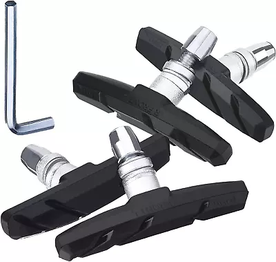 $13.61 • Buy  2 Pairs V Bike Brake Pads With Hex Nuts And Spacers V Bicycle Brake Blocks Set 