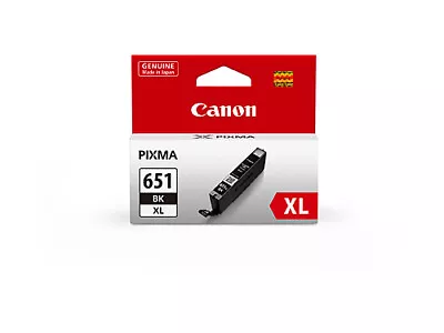 Canon CLI-651XL Black Ink Cartridge CLI651BKXL PIXMA MG5560 MG7560 651 BK XL New • $43