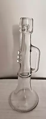 Empty Jazz Vodka Clear Glass Trumpet Bottle 750 ML Poland 6 1/4 Inches • $15.99