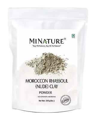 Mi Nature Moroccan Rhassoul Clay (Nude) Powder For Skin Care Mask 227g 8oz • $19.95