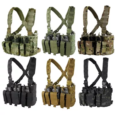 Condor MCR5 Recon MOLLE Airsoft Chest Rig Adjustable Tactical Modular Vest • $42.95