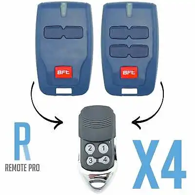 4 X To Suit BFT Compatible Garage/Gate Remote Type: B RCB TX2/TX4/0678 • $44.90