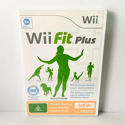 Wii Fit Plus - Nintendo Wii - Tested & Working - Free Postage • $4.88
