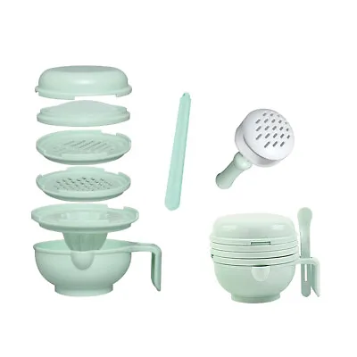 BPA Free Baby Food Mill Grinding Bowl Set Grinder Processor Multifunction • £14.95