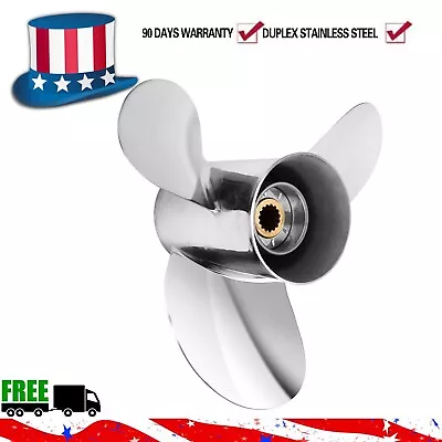 13 1/2x 14 Boat Outboard Propeller For Yamaha Engines 60-115 HP|688-45932-60-98 • $292.95