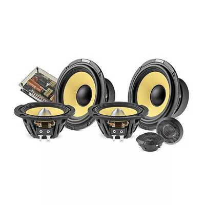 Focal K2 Power Evo ES165KX3E - Three Way 6.5  Car Audio Component Speaker Set. • $2400