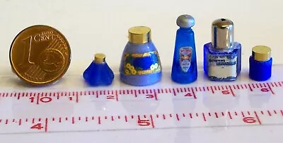 £5.20 • Buy 7401# Bathroom Set - 5 Blue Bottles - Dollhouse - Dollhouse M 1:12