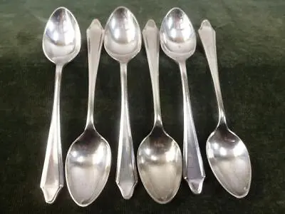 6 Nice Vintage James Walker Silver Plated Coffee Spoons • £15.99