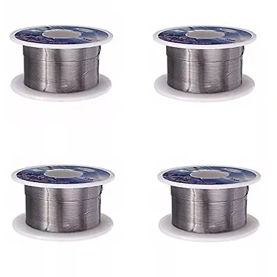 Chironal 4pcs IMC Solid Solder 0.3mm Dia Flux Core 63% Tin 37% Lead Long Wire... • $16.84