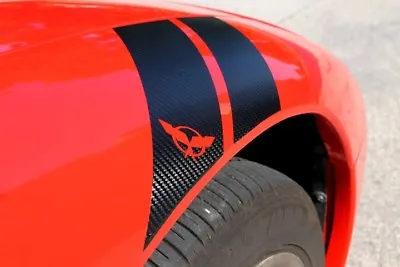 Corvette Grand Sport Decals C5 Carbon Fiber Vinyl RIGHT Fender Stripes 1997-2004 • $32