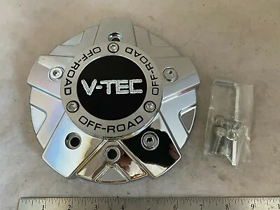 $49 • Buy V-Tec Wheels Screw In Chrome Wheel Rim Hub Cover Center Cap C394-6CL LG1008-31