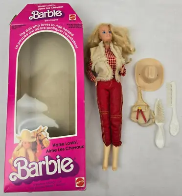 Barbie Horse Lovin' #1757 Doll In Box Mattel 1982 Vintage • $129.99