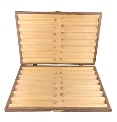 Vintage Wooden Clamshell Hinged Pen Display ? Case Collector Box • $24.99