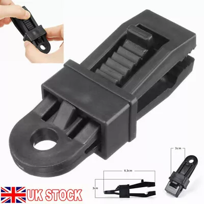 Tarpaulin Clips Multipurpose With Fasten Lock Grip Thumb Screw Heavy Duty 1-24X • £5.69