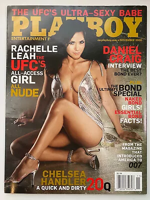 PLAYBOY Magazine # 659 November 2008 UFC Rachelle Leah Grace Kim • $9.99