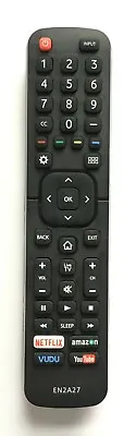 $7.93 • Buy New USBRMT TV Remote EN2A27 For Hisense SMART TV 50H7050D 55H6D 60DU6070 65H6D 