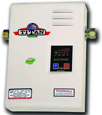 Titan Tankless Water Heater N-120 SCR-2 FREE SHIPPING Same Day. • $259