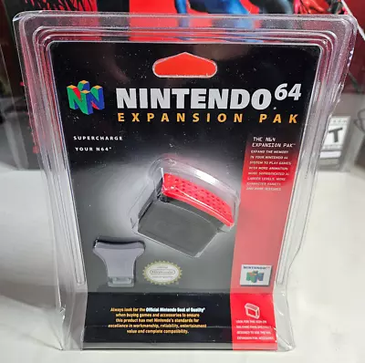 Official Nintendo 64 N64 Expansion Pak Pack NUS-007 New In Package Very Rare • $118