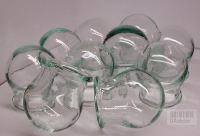 LOT 10 X Medical GLASS FIRE CUPPING CUPS Chinese Massage Anti Cellulit Banki Set • $17.05