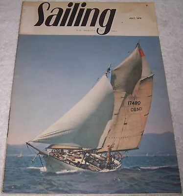 Sailing The Beauty Of Sail Magazine July 1978 Sailboat Yacht Racing • $9.99