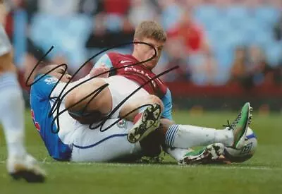 ASTON VILLA: NATHAN BAKER SIGNED 6x4 ACTION PHOTO+COA • £2.99