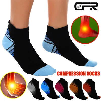 £4.99 • Buy Compression Socks Arch Ankle Support Plantar Foot Fasciitis Gym Running Sport UK