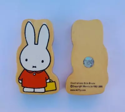 Official Miffy Wooden Fridge Magnet With Memo Holder 2005 Dick Bruna Brand New! • £3.49