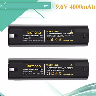 2X9.6V 4Ah Ni-MH Battery For Makita 9600 9002 9000 9001 9033 9034 632007-4 6093D • £42.91