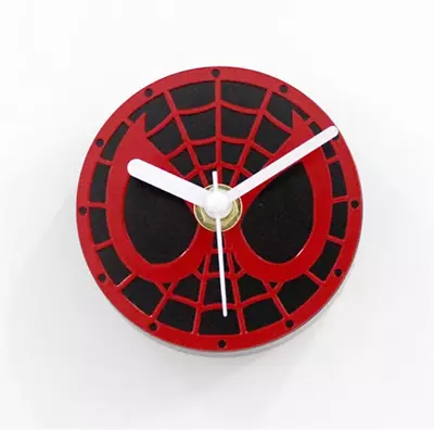 Spider-Man Marvel Fashion Creative Wall Refrigerator Home Clock Magnetism Gift • $30.65