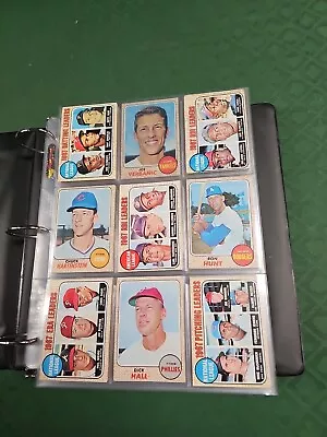 1968 Topps Baseball Part Set 460/540 Mickey Mantle Aaron Mays Bench Banks  • $800