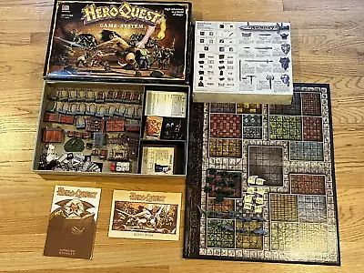 Hero Quest Board Game System VTG 1989 1990 Milton Bradley -- 7087 • $75