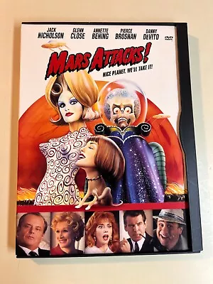 Mars Attacks! DVD In Snapcase Jack Nicholson Glenn Close Annette Benning • $8.95