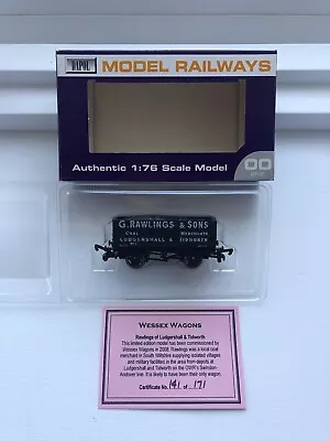 £8.50 • Buy Dapol G.Rawlings & Sons Coal Wagon Wessex Wagons Limited Edition OO Gauge