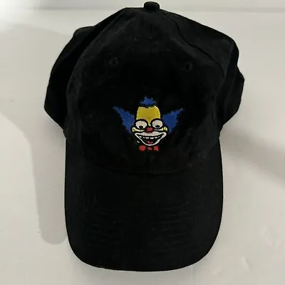 The Simpsons Krusty The Clown Back Hat Adjustable Embroidered Vintage • $9.97