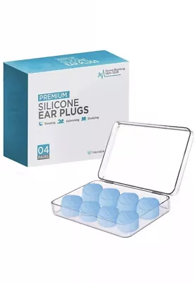 Ear Plugs For Sleeping Reusable Silicone Moldable Noise Cancelling Sound Blocki • $13.25