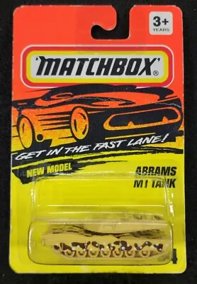 Matchbox #54 Abrams M1 Tank - New Model • $5