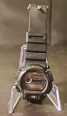 Casio G-Shock Watch Mens 3232 DW-9052 Black Chronograph 200M Needs Battery • $21.99