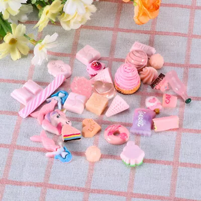 30pcs Sticker DIY Sticker Assorted Resin Sticker Mixed Color Resin Sticker • $13.17