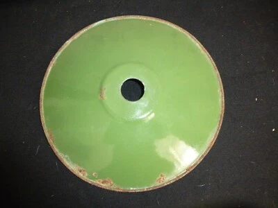 £14.99 • Buy Vintage French Green Enamel Coolie Shade,