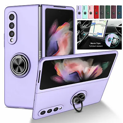 Shockproof Case For Samsung Galaxy Z Fold2/ Z Fold3 5G Magnetic Ring Stand Cover • $15.56